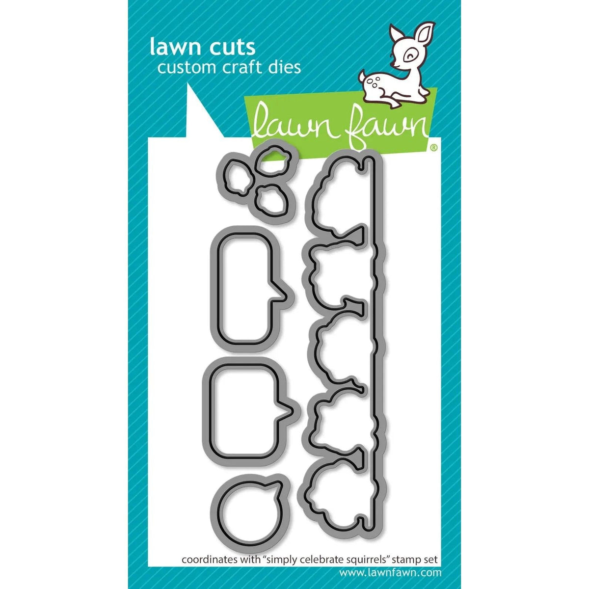 Lawn Fawn Lawn Cuts - Simply Celebrate Squirrels