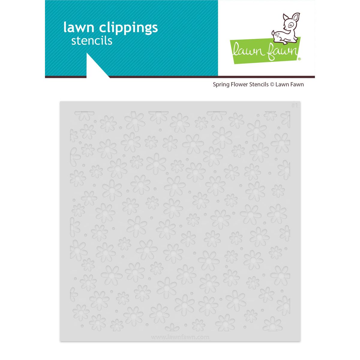 Lawn Fawn Stencils - Spring Flowers