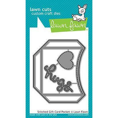 Lawn Fawn Lawn Cuts - Stitched Gift Card Pocket