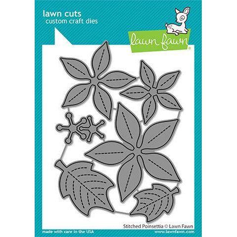 Lawn Fawn Lawn Cuts - Stitched Poinsettia