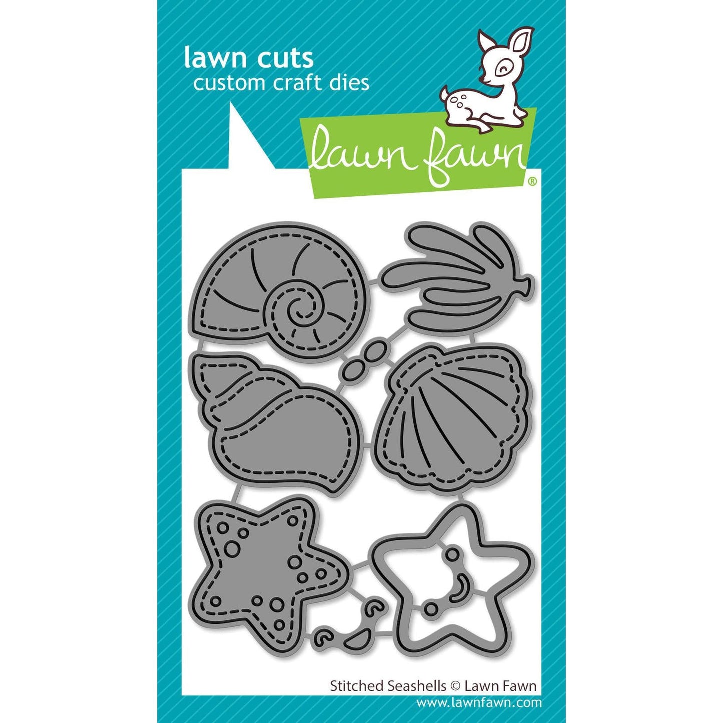 Lawn Fawn Lawn Cuts - Stitched Seashells