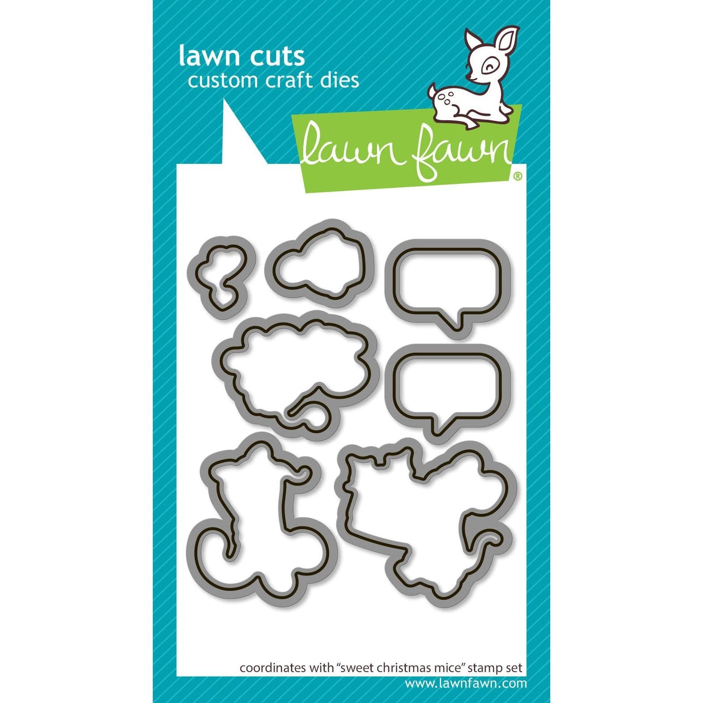 Lawn Fawn Lawn Cuts - Sweet Christmas Mice