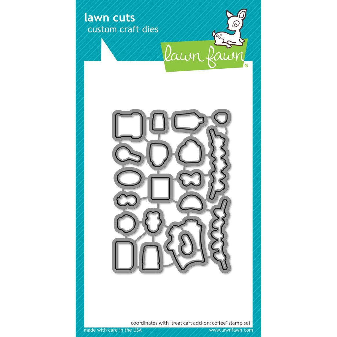Lawn Fawn Lawn Cuts - Treat Cart Add-On: Coffee