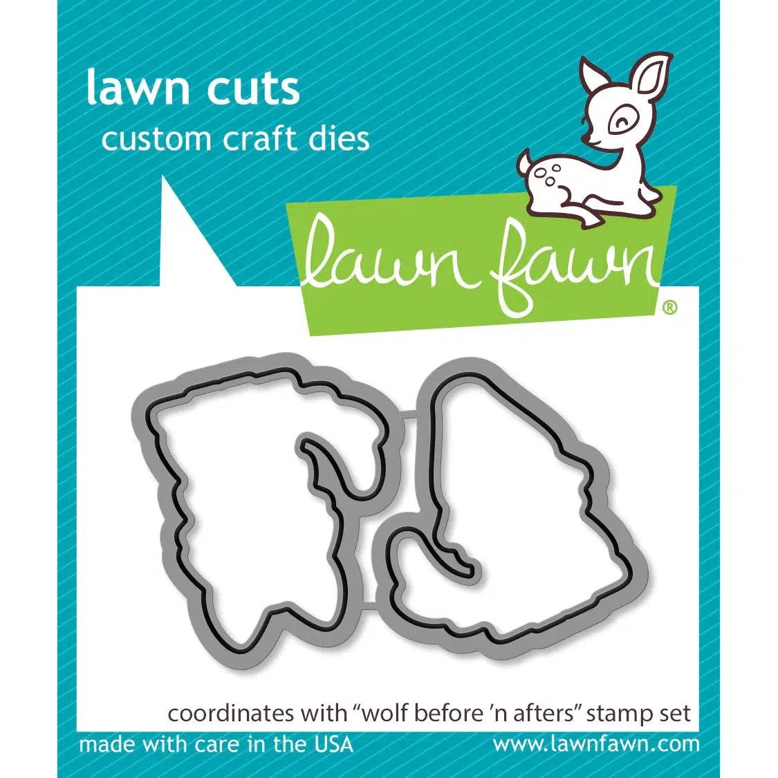 Lawn Fawn Lawn Cuts - Wolf Before 'N Afters