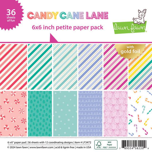 Lawn Fawn Petite Paper Pack - Candy Cane Lane