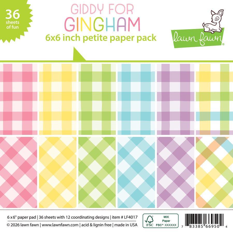 Lawn Fawn Petite Paper Pack - Giddy For Gingham