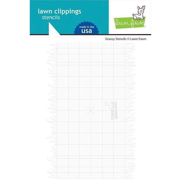 Lawn Fawn Stencils - Grassy