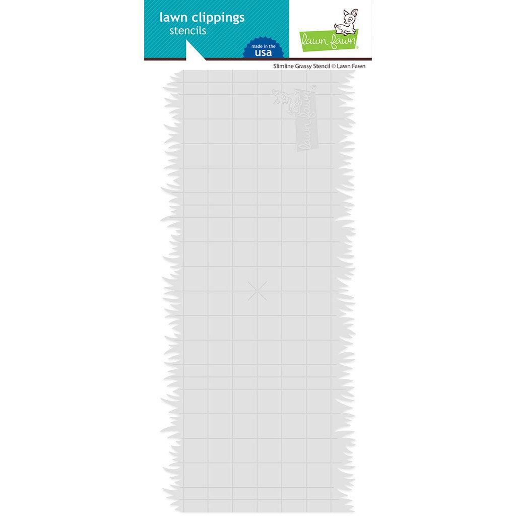 Lawn Fawn Stencils - Slimline Grassy