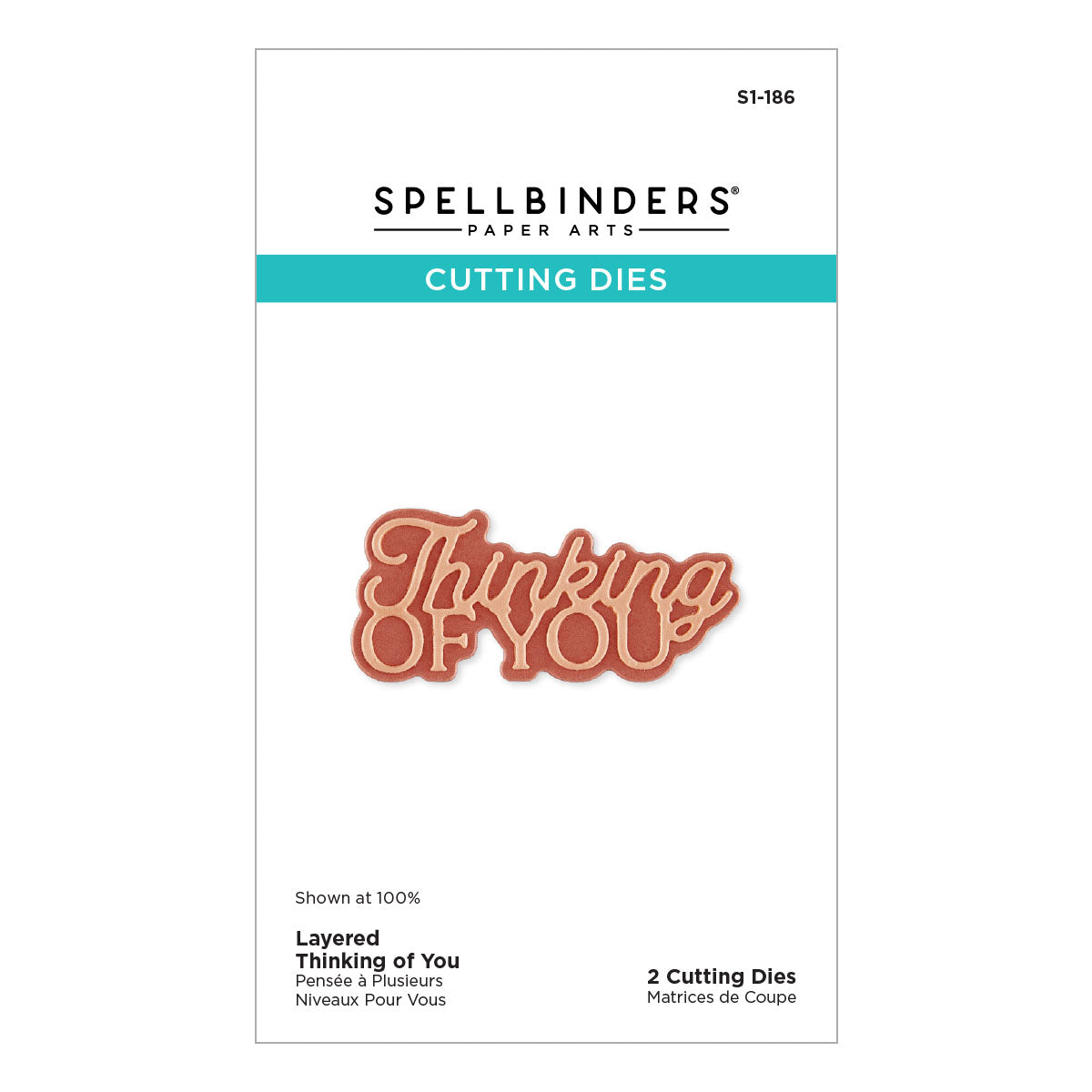 Spellbinders Dies - Layered Thinking of You