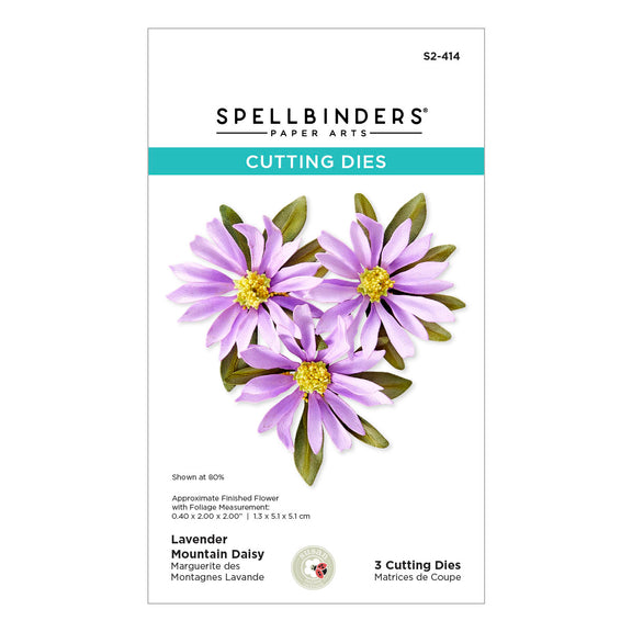 Spellbinders Dies - Lavender Mountain Daisy