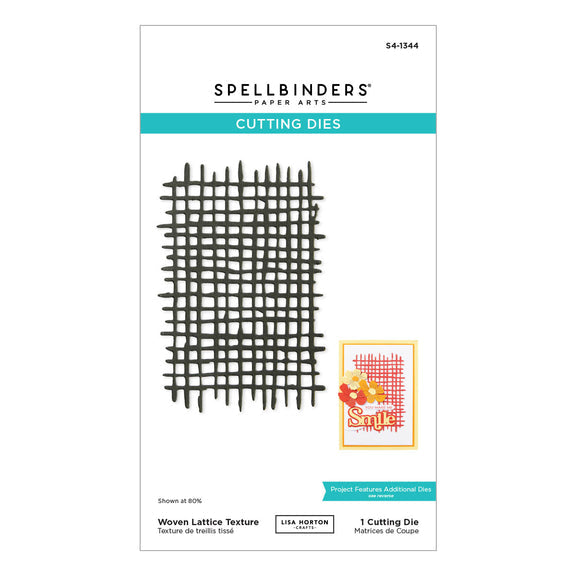 Spellbinders Dies - Woven Lattice Texture
