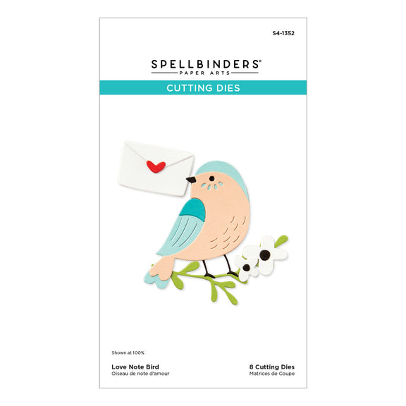 Spellbinders Dies - Love Note Bird