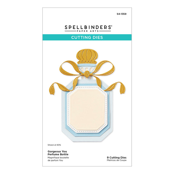 Spellbinders Dies - Gorgeous You Perfume Bottle