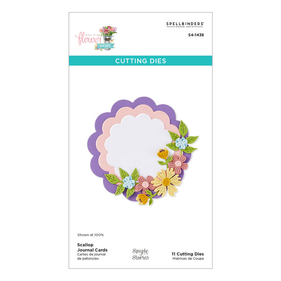 Spellbinders Dies - Scallop Journal Cards