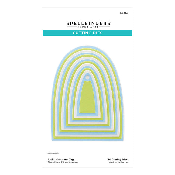 Spellbinders Dies - Arch Labels and Tag