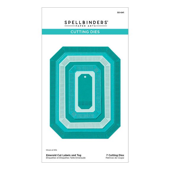 Spellbinders Dies - Emerald Cut Labels and Tag