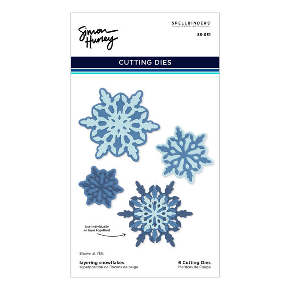 Spellbinders Dies - Layering Snowflakes