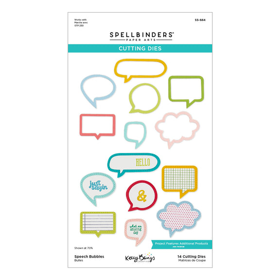 Spellbinders Dies - Speech Bubbles