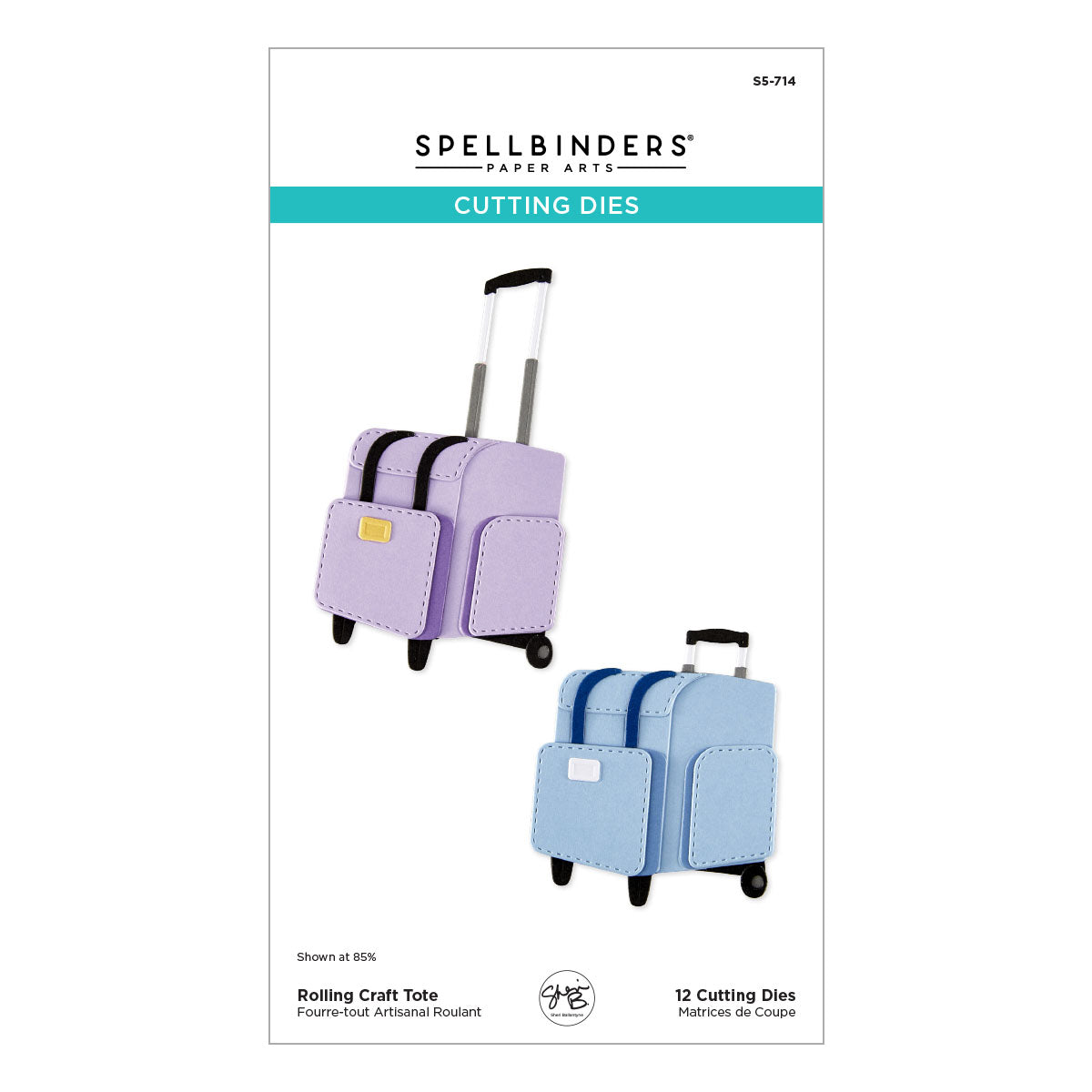 Spellbinders Dies - Rolling Craft Tote