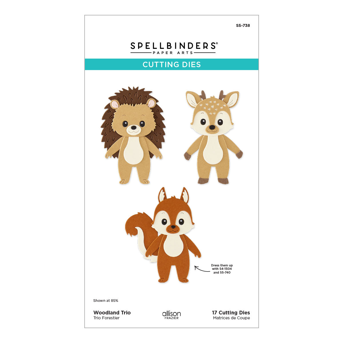 Spellbinders Dies - Woodland Trio