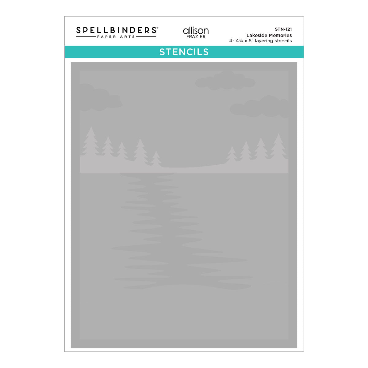 Spellbinders Stencils - Lakeside Memories