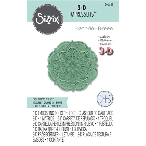 Sizzix 3-D Impresslits Embossing Folder - Adornment