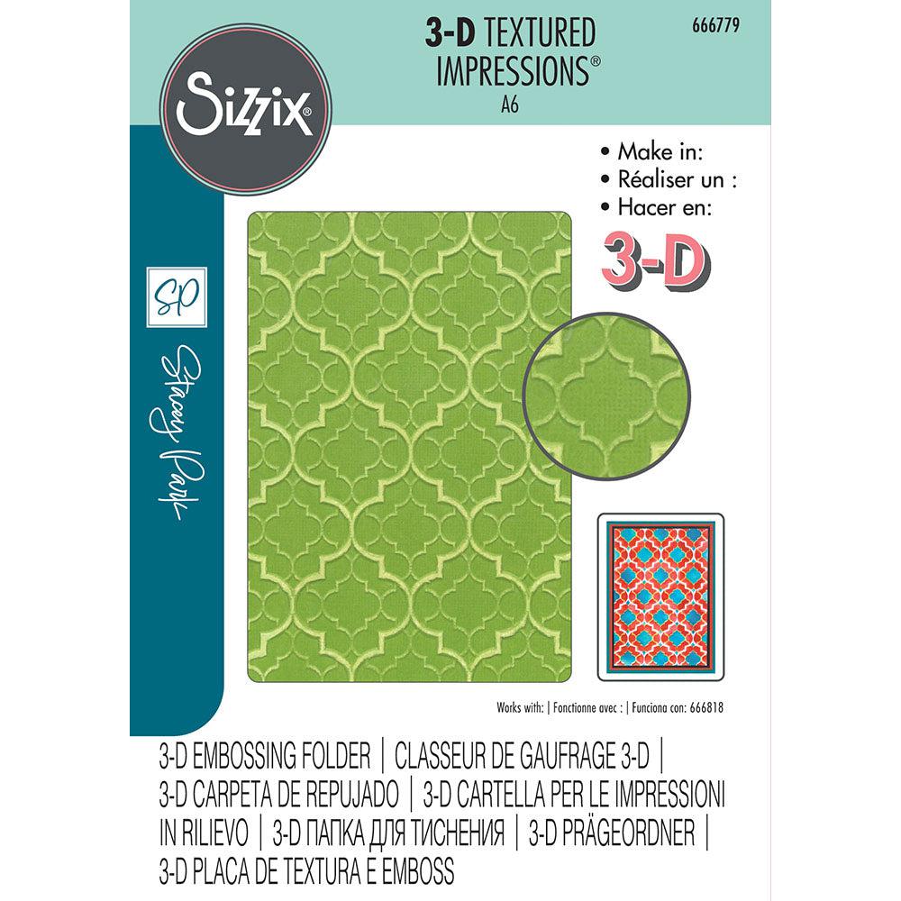 Sizzix 3-D Textured Impressions Embossing Folder - Textures from Afar