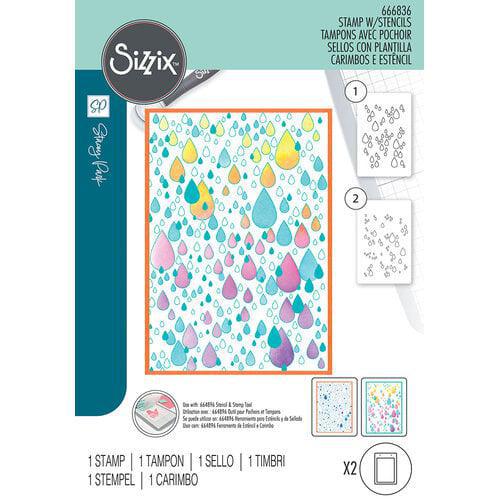 Sizzix Clear Stamps - Drip, Drip, Drop
