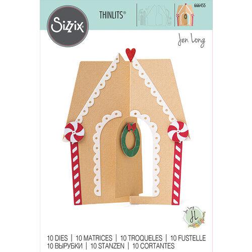 Sizzix Thinlits Dies - Card, Gingerbread House