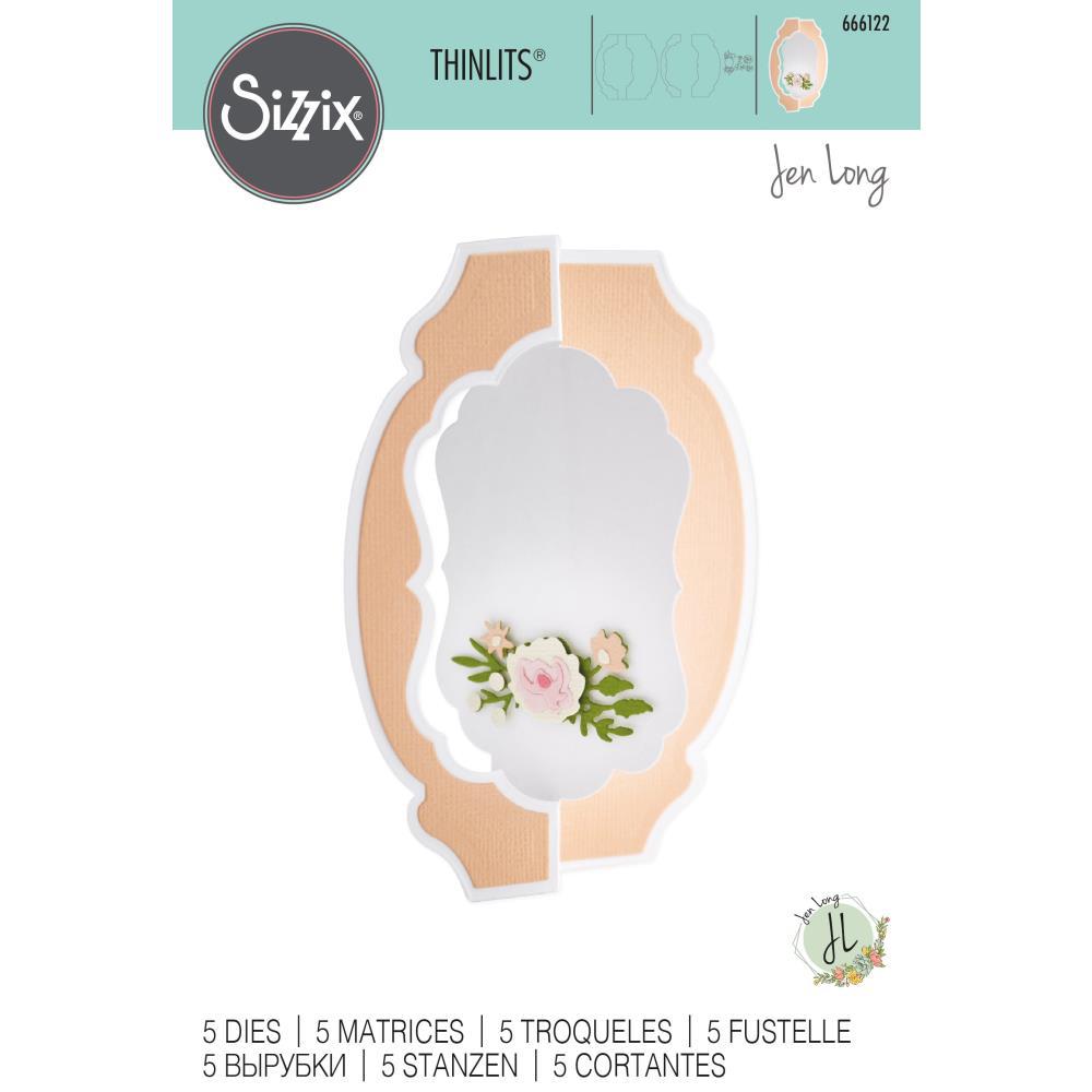 Sizzix Thinlits Dies - Card Label