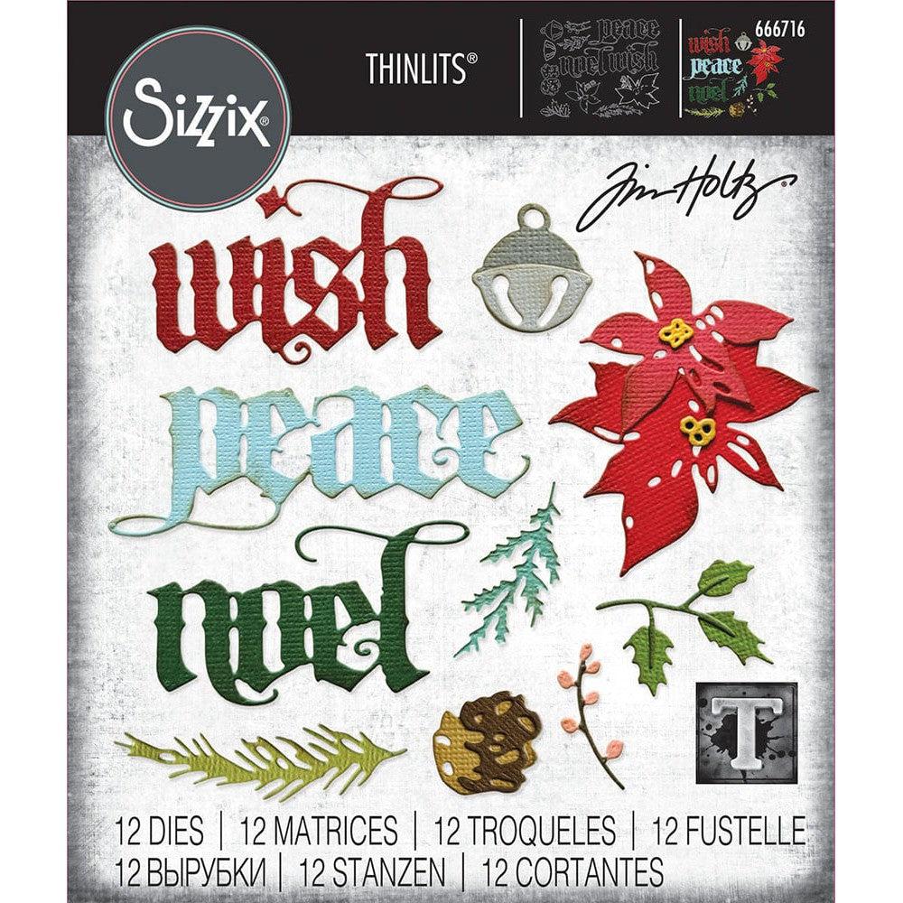 Sizzix Tim Holtz - Thinlits Dies - Vault Holiday Classic