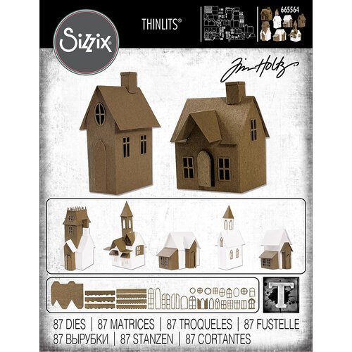 Sizzix Thinlits Dies - Village Collection by Tim Holtz