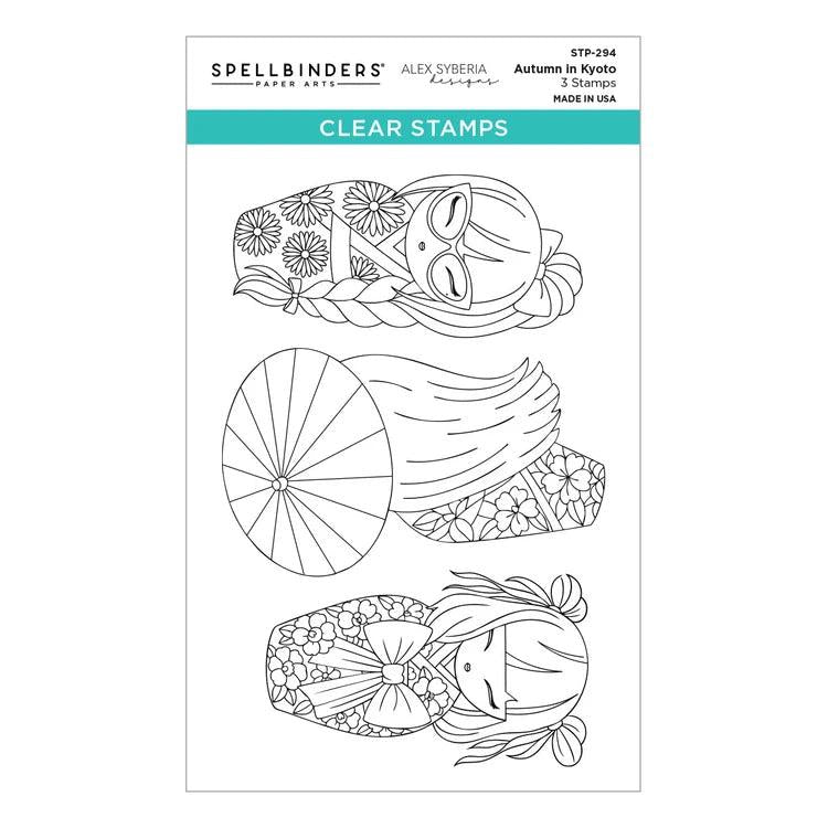 Spellbinders Clear Stamps - Autumn in Kyoto
