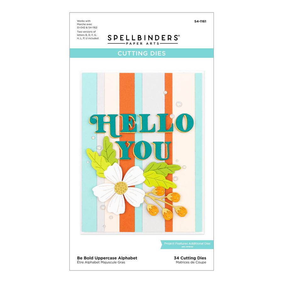 Spellbinders Dies - Be Bold Uppercase Alphabet