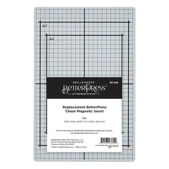 Spellbinders Replacement BetterPress Chase Magnetic Insert