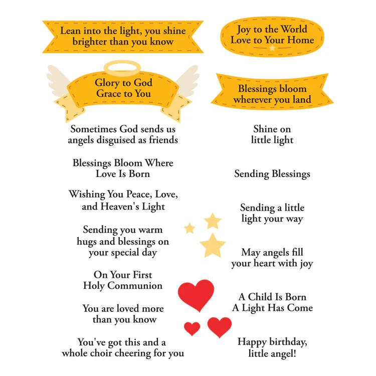 Spellbinders Clear Stamps & Dies - Everyday Blessings & Banners