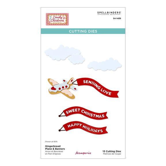 Spellbinders Dies - Gingerbread Plane & Banners