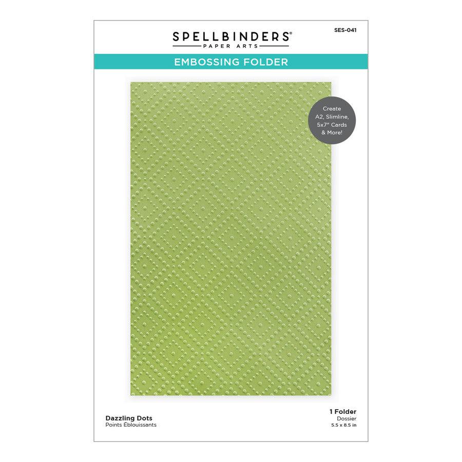 Spellbinders Embossing Folder - Dazzling Dots