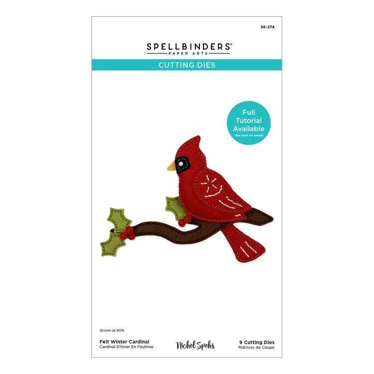 Spellbinders Dies - Felt Winter Cardinal