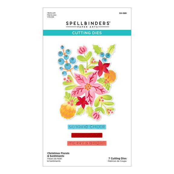 Spellbinders Dies - Christmas Florals & Sentiments