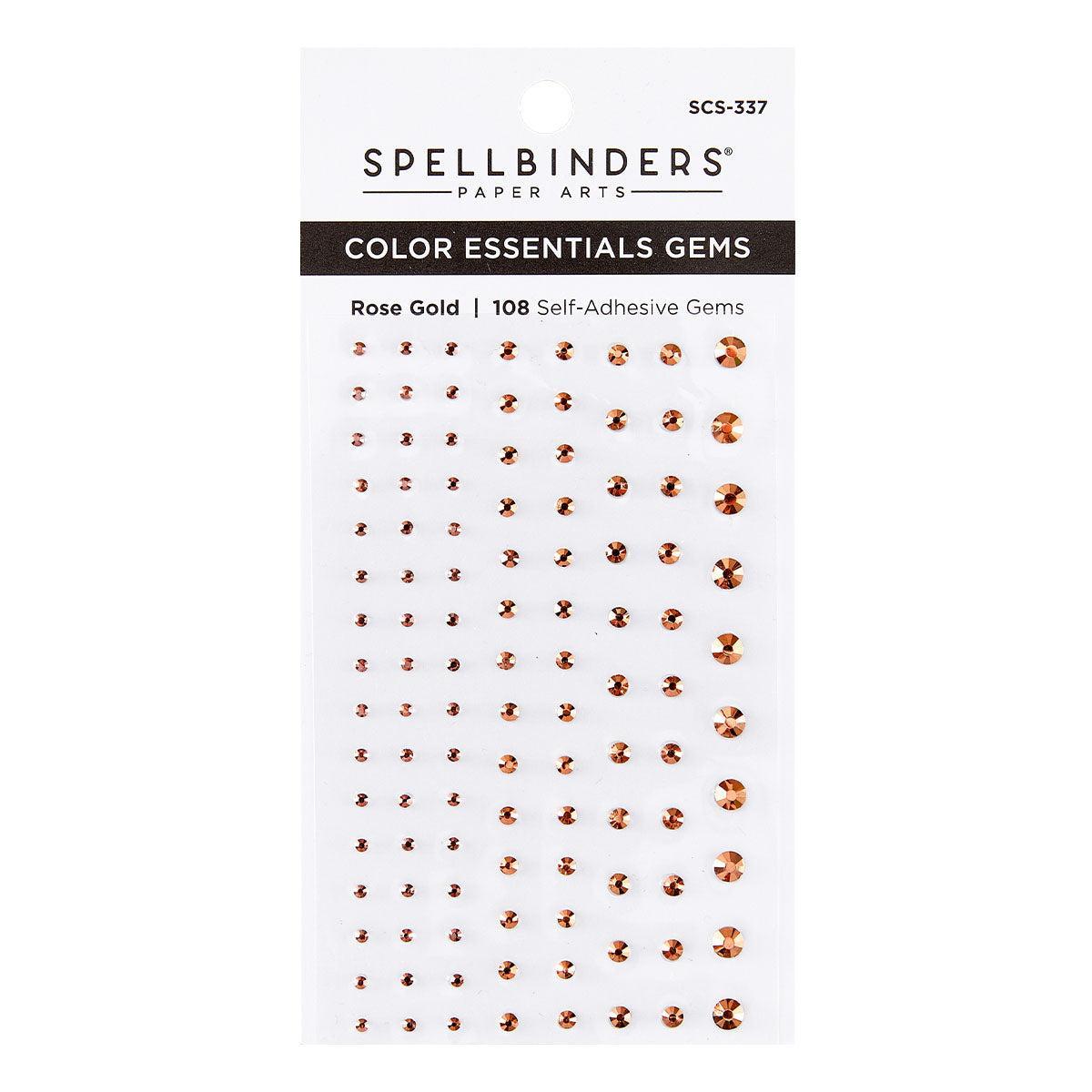 Spellbinders Color Essential Gems - Rose Gold
