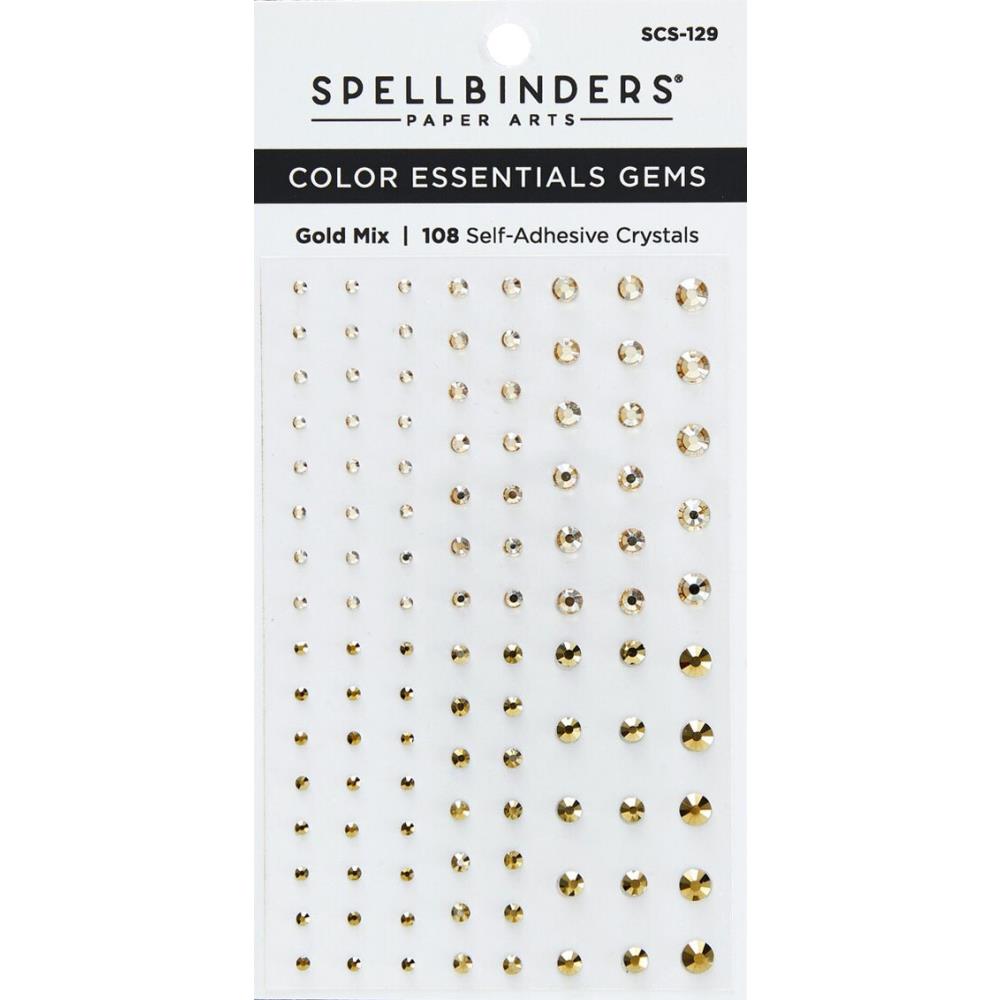 Spellbinders Color Essentials Gems - Gold Mix