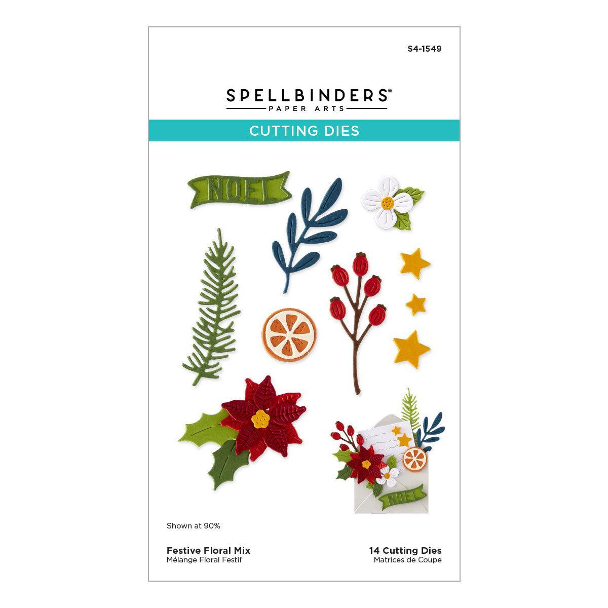 Spellbinders Dies - Festive Floral Mix