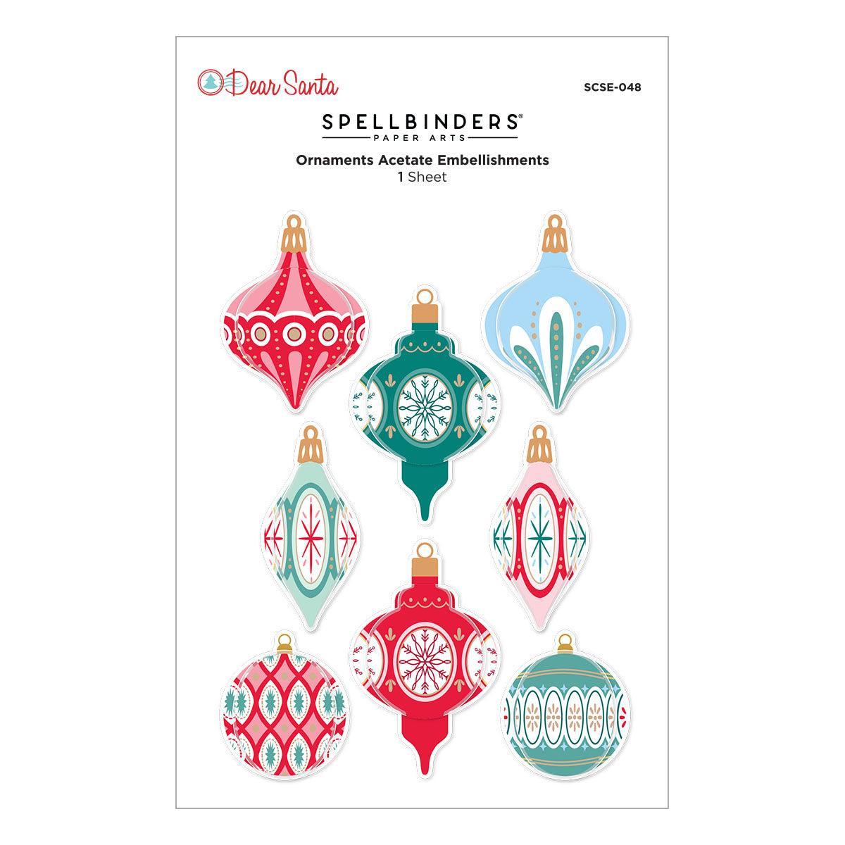 Spellbinders Dimensional Stickers - Ornaments