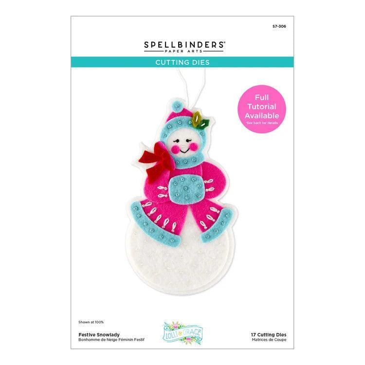 Spellbinders Dies - Festive Snowlady