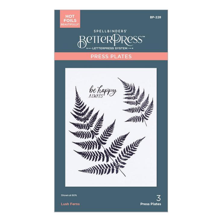 Spellbinders Press Plates - Lush Ferns