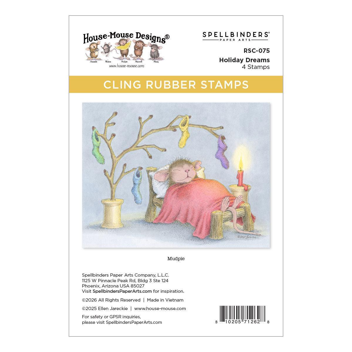 Spellbinders Cling Stamps - Holiday Dreams