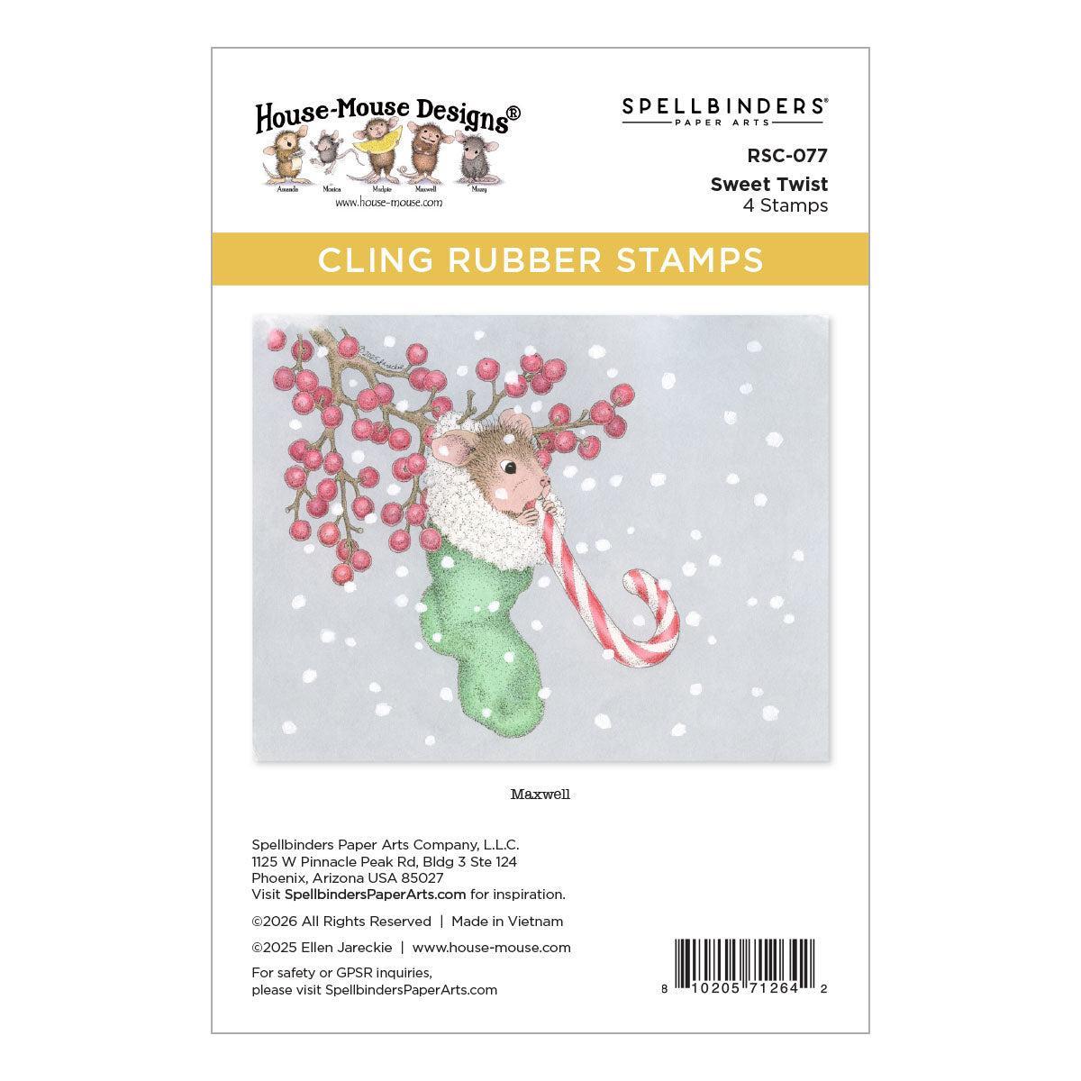Spellbinders Cling Stamps - Sweet Twist