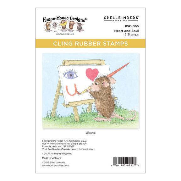 Spellbinders Cling Stamps - Heart and Soul