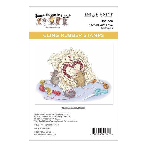 Spellbinders Cling Stamps - Stitched with Love